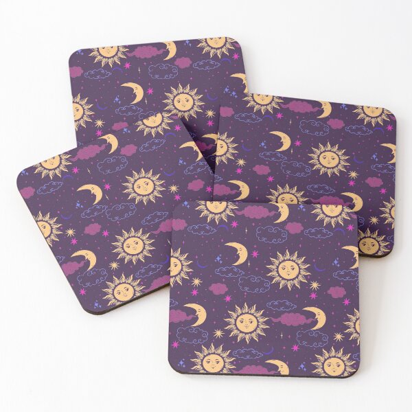 Item preview, Stars sun and moon  pattern designed and sold by burbura.