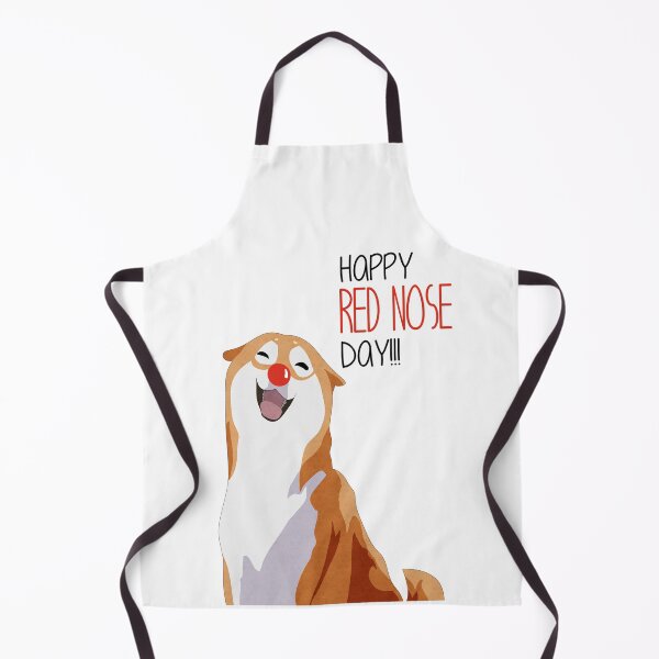 Item preview, Happy Shiba Inu - Red Nose designed and sold by Lady Grim.