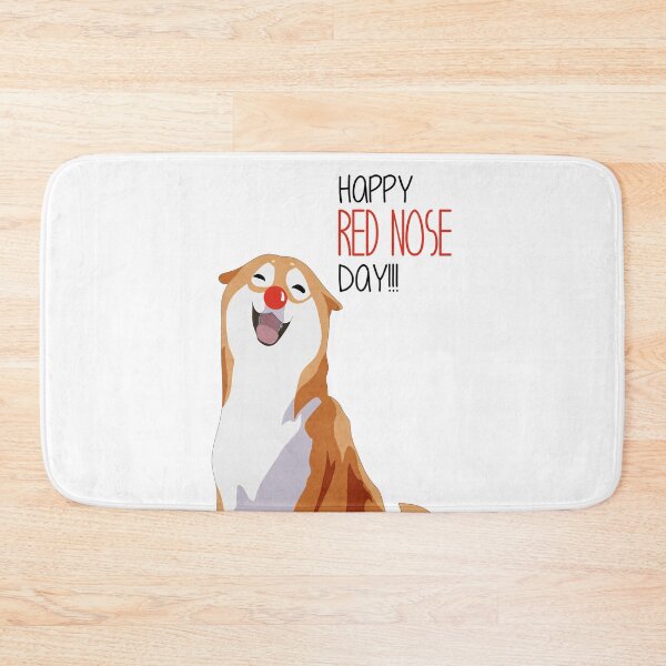 Item preview, Happy Shiba Inu - Red Nose designed and sold by Lady Grim.