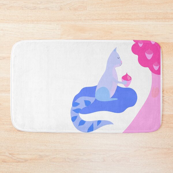 Item preview, Colorful squirrel holding walnut designed and sold by Gabrielle Freitas.