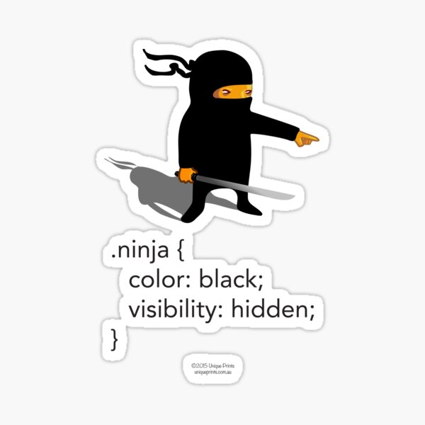 Ninja Stickers Redbubble - roblox ninja stickers redbubble