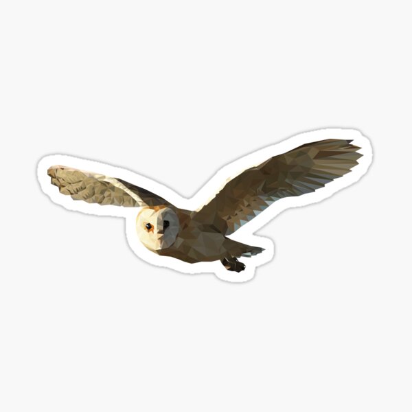 Geometric Owl Sticker