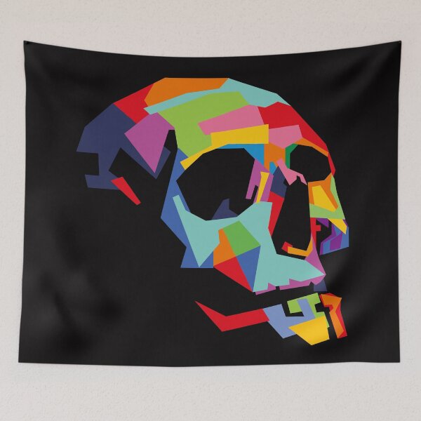 Aperçu de l'œuvre Skull Wpap Pop Art 001 créée et vendue par ahmadnusyirwan.