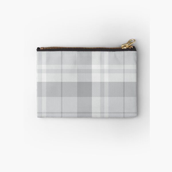 Item preview, White Plaid Tartan Textured Pattern designed and sold by Siu-Hong Mok.