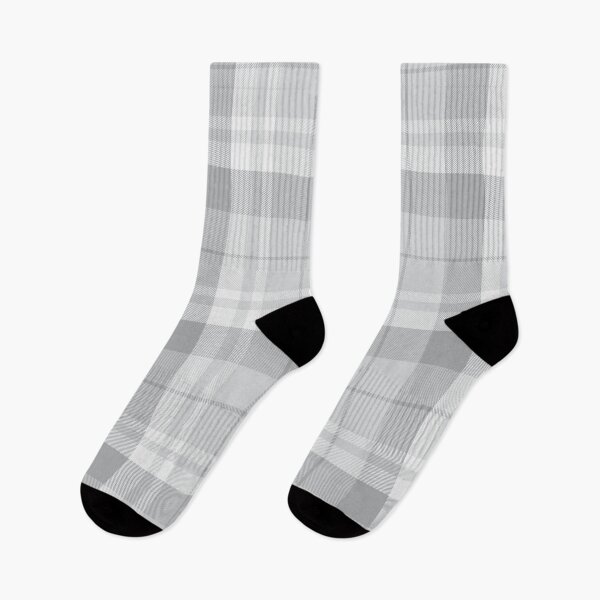 Item preview, White Plaid Tartan Textured Pattern designed and sold by Siu-Hong Mok.