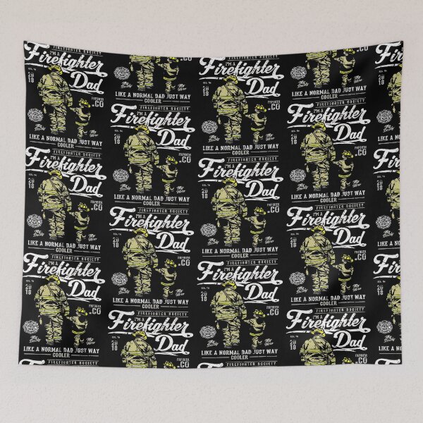 Item preview, Firefighter Dad shirt Firefighter shirt Father's Day gift designed and sold by BRtisticDesigns.