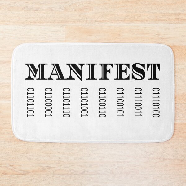 Item preview, manifest with binary designed and sold by AgapeStreetwear.