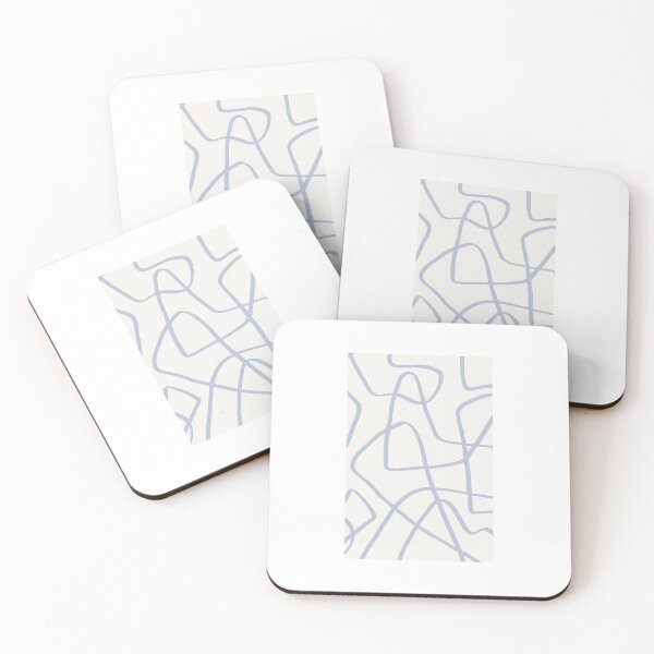 Item preview, abstract lines blue designed and sold by selinasherman.