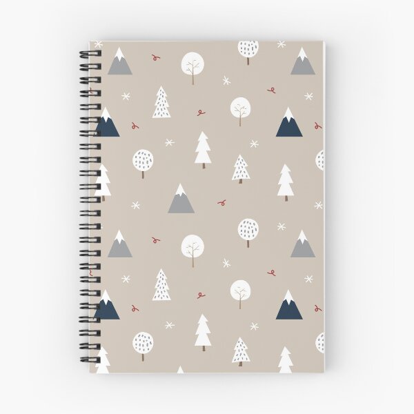 Item preview, Winter Tree and Mountain Pattern designed and sold by ButterandCheese.