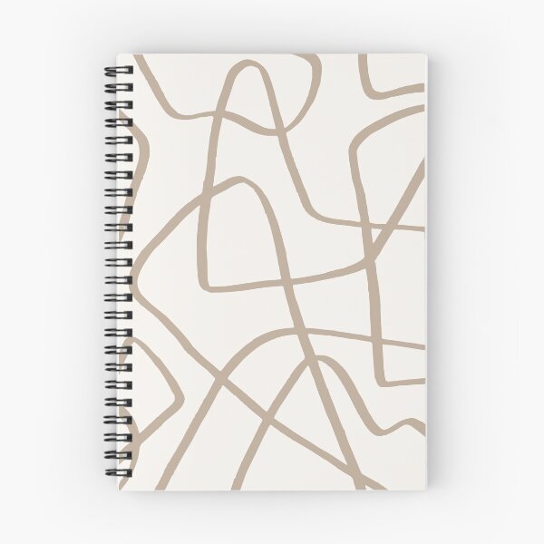 Item preview, abstract lines beige designed and sold by selinasherman.