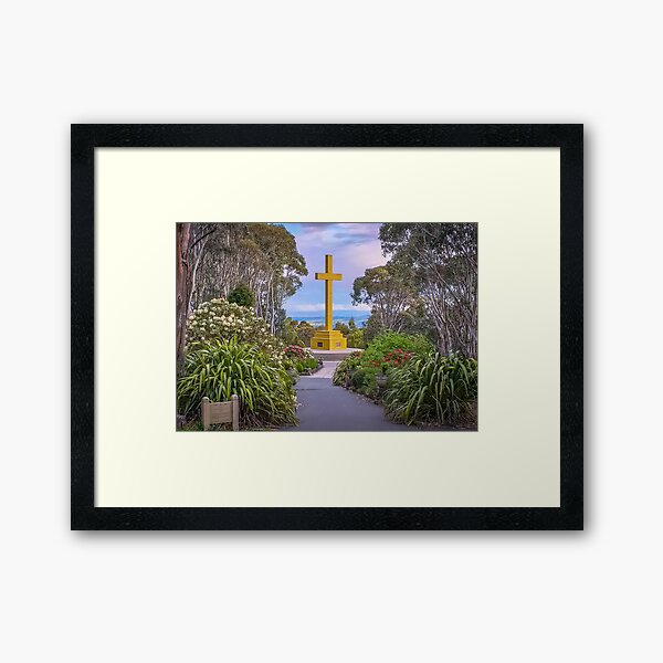 Item preview, The Memorial Cross at Mount Macedon designed and sold by Steven Jodoin.