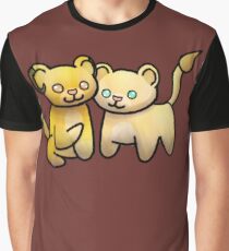 Cute Lion Couple Graphic T-Shirt