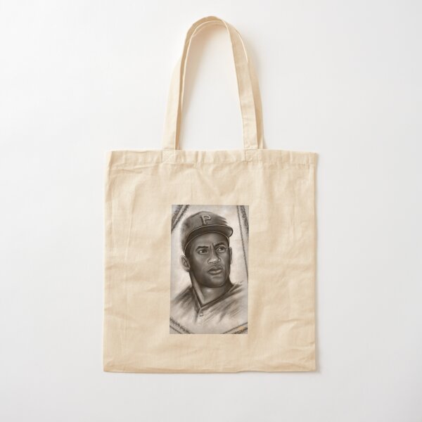 Roberto Clemente Cotton Tote Bag