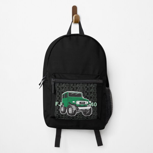 Toyota Landcruiser FJ40 in Green, stacked Backpack