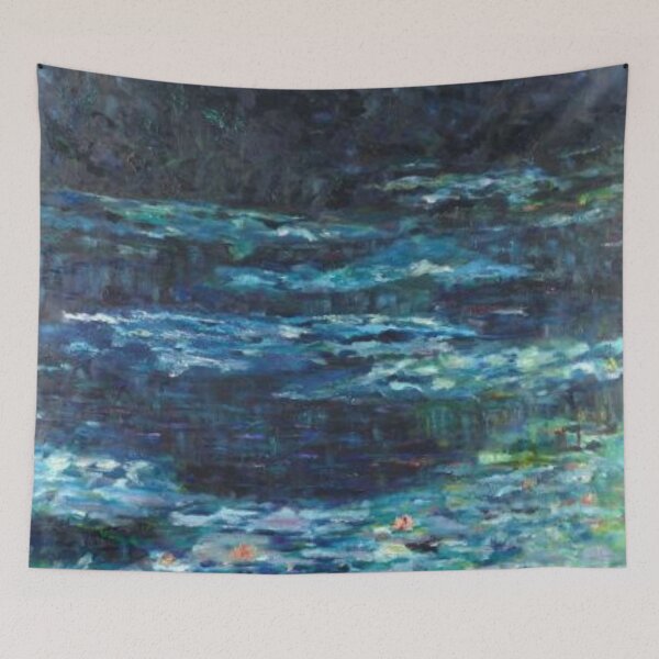 Item preview, Blue Pond by Vivian Falk designed and sold by Vivian  Falk.