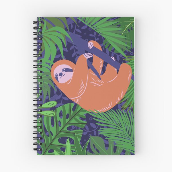 Item preview, Lazy Sloth in Jungle designed and sold by MaximoKuro.
