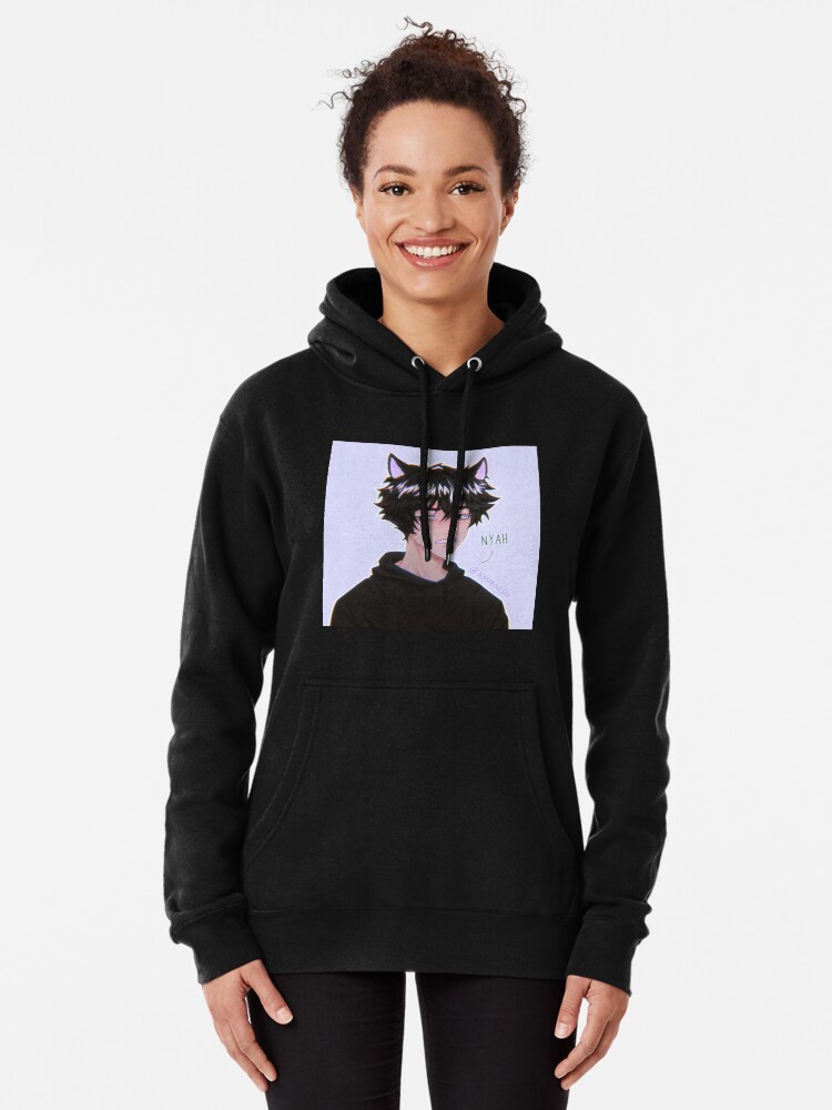 Doomer Catboy Pullover Hoodie for Sale by Jessimogessi Redbubble