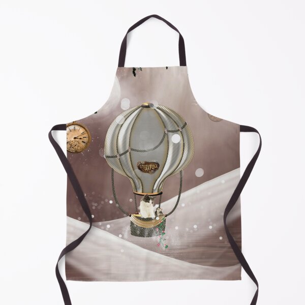 Item preview, Wonderful steampunk balloon with cat and cute kitten designed and sold by nicky2342.