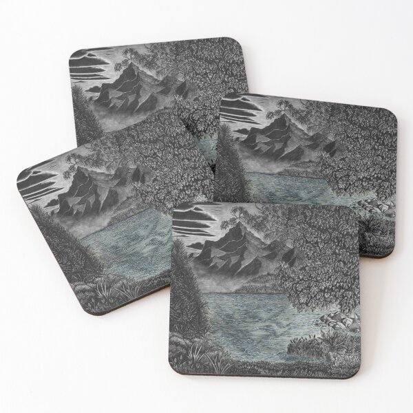 Item preview, black and white land scape designed and sold by ichmelyan-com.