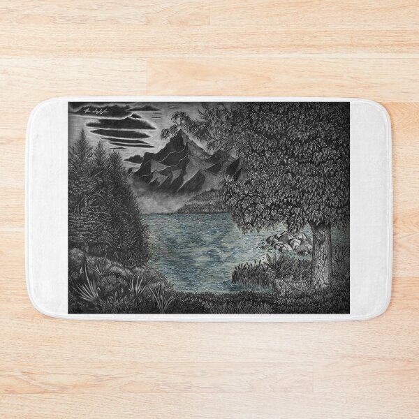 Item preview, black and white land scape designed and sold by ichmelyan-com.