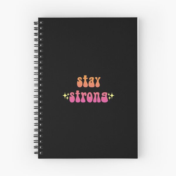Item preview, Stay Strong sparkly gradient Meme Text designed and sold by everything4eva.