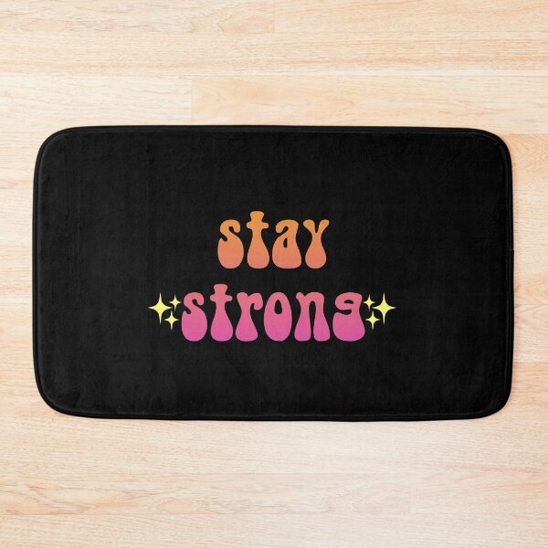 Item preview, Stay Strong sparkly gradient Meme Text designed and sold by everything4eva.