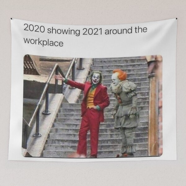 Item preview, 2020 showing 2021 around the workplace designed and sold by shitpostanon.