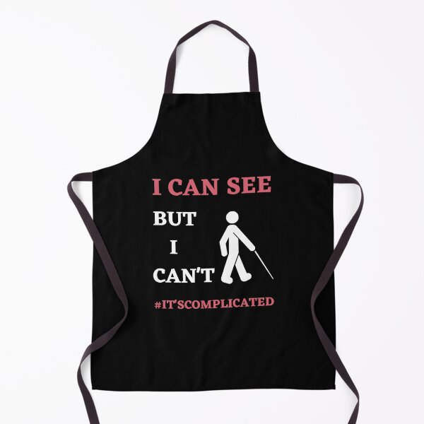 Item preview, I can see but I can't, blind life visually impaired low vision black designed and sold by daguilon.