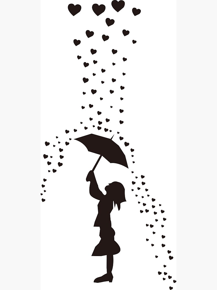 "rain girl" Poster for Sale by lemonsDart Redbubble