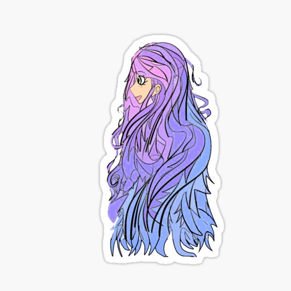 Item preview, Wild Purple Hair designed and sold by SakuraArtsCC.