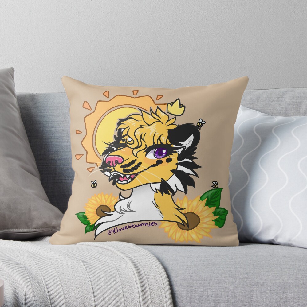 Item preview, Throw Pillow designed and sold by klovesbunnies.