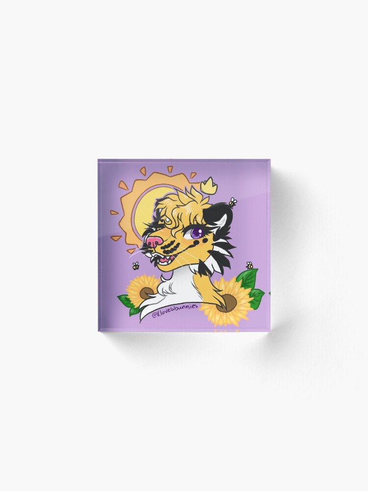 Alternate view of Sunny Bee Acrylic Block