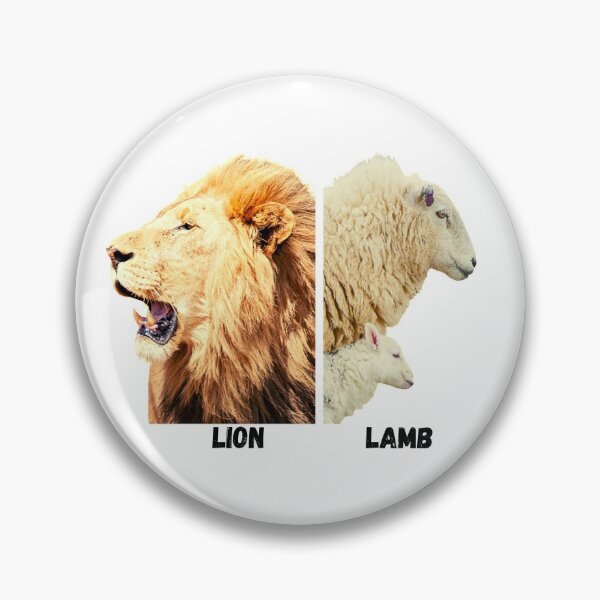 Item preview, A lion verses a lamb and a sheep  designed and sold by AnnaBBS.