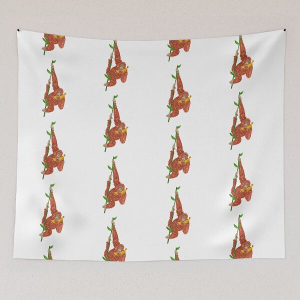 Item preview, Human of the forest (orangutan) illustration by Howre Sketch designed and sold by HowreSketch.