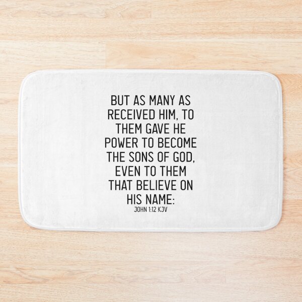 Item preview, John 1:12 KJV designed and sold by Logosdesignshop.