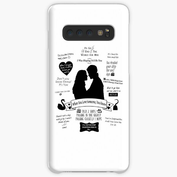 Captain Swan "Iconic Quotes" Silhouette Design Samsung Galaxy Snap Case