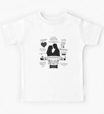 Captain Swan "Iconic Quotes" Silhouette Design Kids Tee