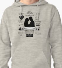 Captain Swan "Iconic Quotes" Silhouette Design Pullover Hoodie