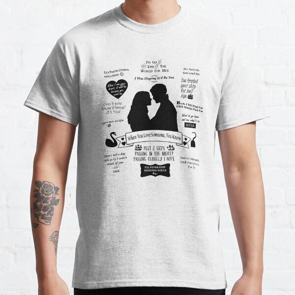Captain Swan "Iconic Quotes" Silhouette Design Classic T-Shirt
