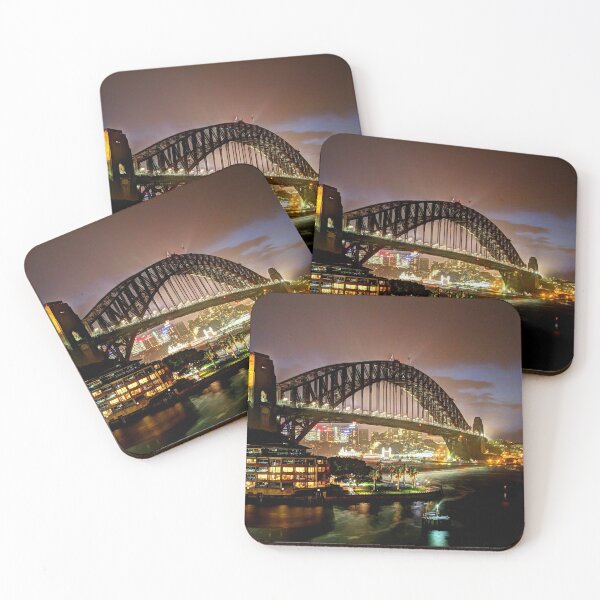 Item preview, Sydney Harbour Bridge Bathed at Dusk designed and sold by Blackadder Photography.
