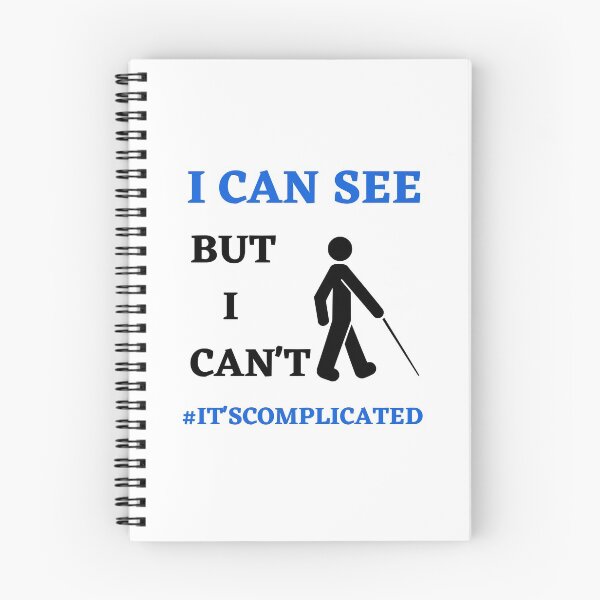Item preview, I can see but I can't, blind life visually impaired low vision white designed and sold by daguilon.