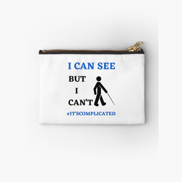 Item preview, I can see but I can't, blind life visually impaired low vision white designed and sold by daguilon.