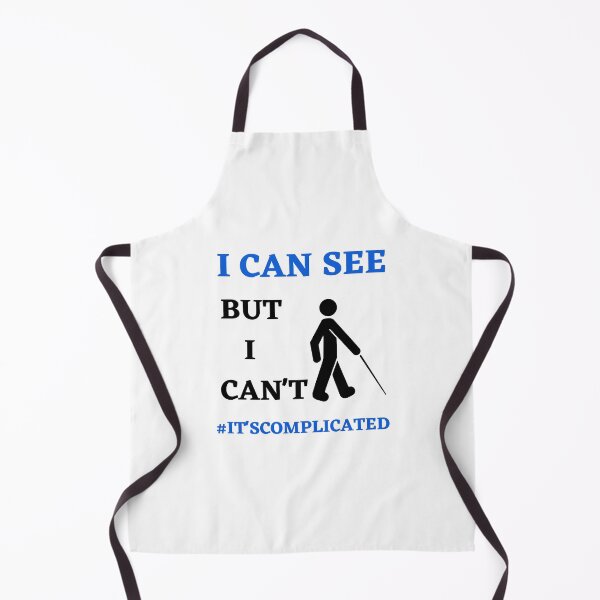 Item preview, I can see but I can't, blind life visually impaired low vision white designed and sold by daguilon.