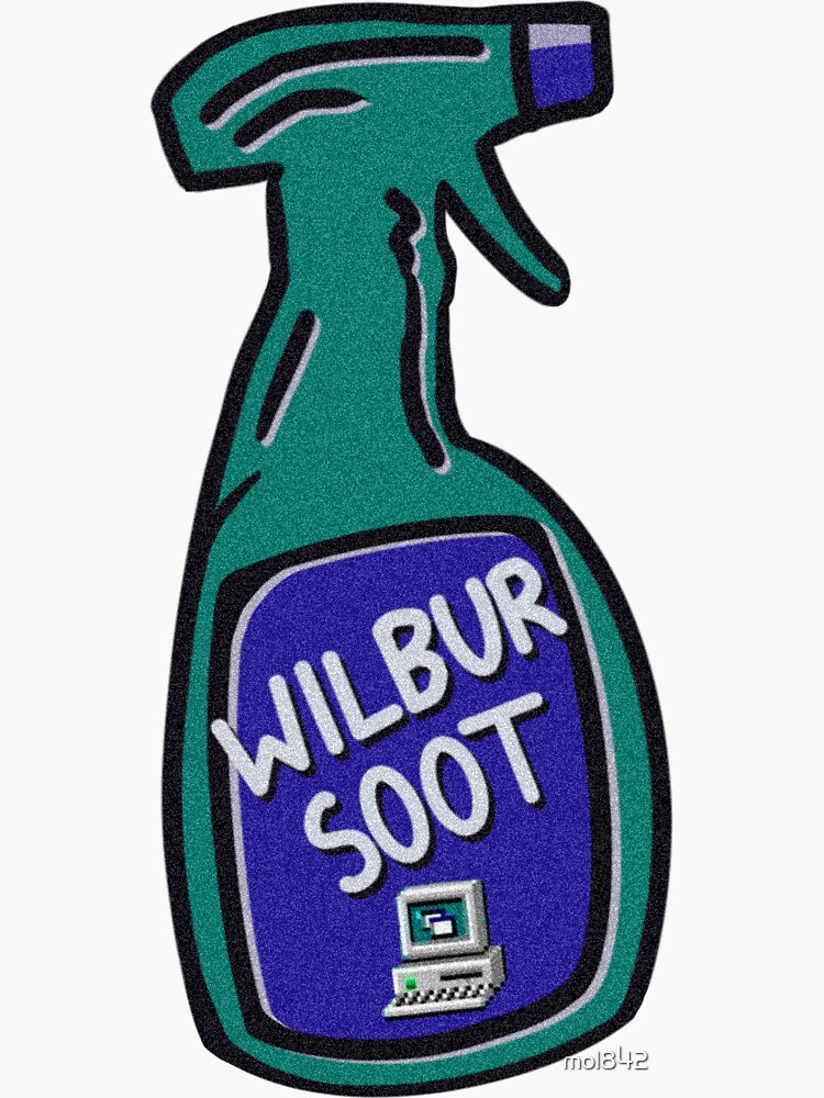 Sticker for Sale avec l'œuvre « Flamme de suie Wilbur » de l