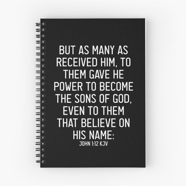 Item preview, John 1:12 KJV designed and sold by Logosdesignshop.