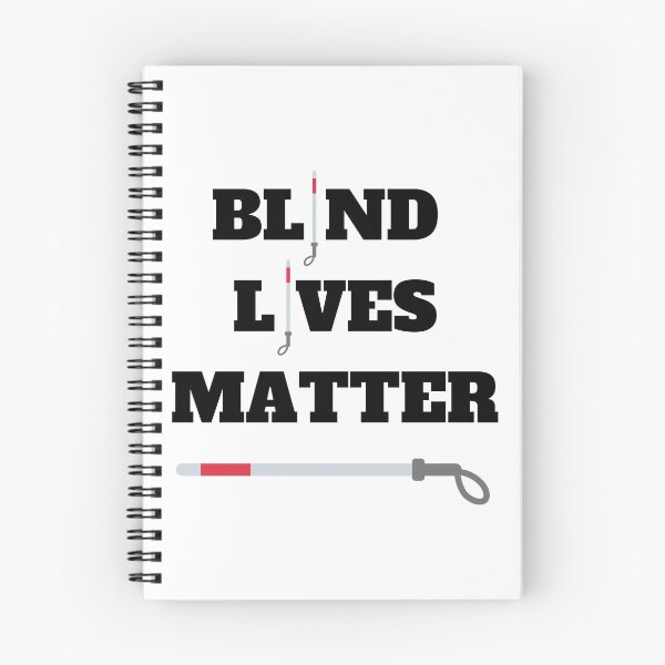Item preview, Blind lives matter, blind life visually impaired low vision white designed and sold by daguilon.