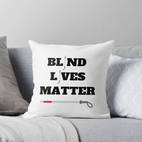 Item preview, Blind lives matter, blind life visually impaired low vision white designed and sold by daguilon.
