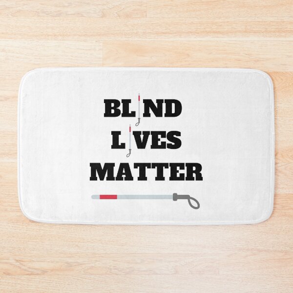 Item preview, Blind lives matter, blind life visually impaired low vision white designed and sold by daguilon.