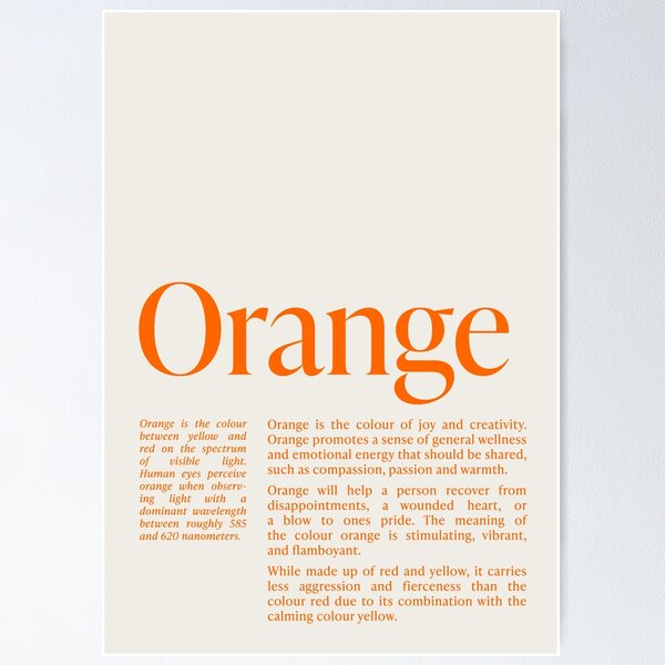 Artikel-Vorschau von Orange Typografie Definition, designt und verkauft von StudioSimply.