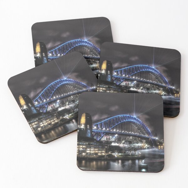 Item preview, Sydney Harbour Bridge Bathed in Blue II designed and sold by Blackadder Photography.